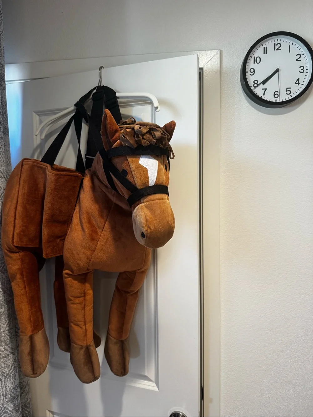 Hanna Andersson Plush Brown Horse Ride-On Costume with White Blaze - Picture 3 of 5